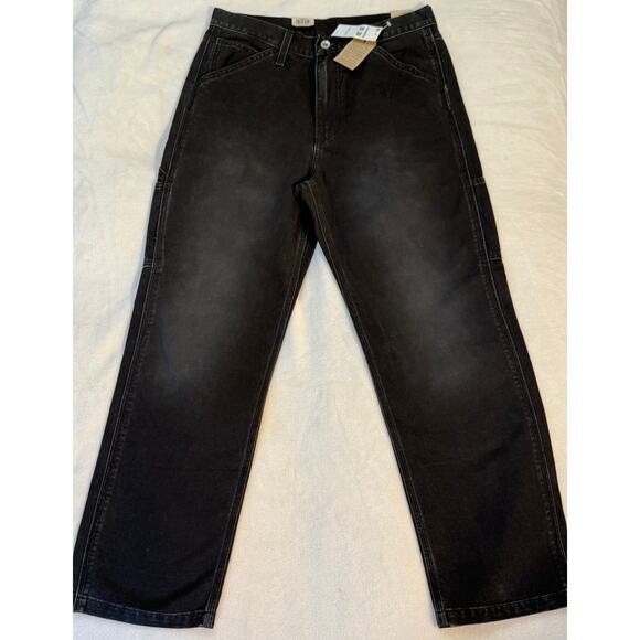 Levis Mens Black Utility Jeans Carpenter Straight Loose 568 Sz 29 x 30 NWT - Picture 1 of 10